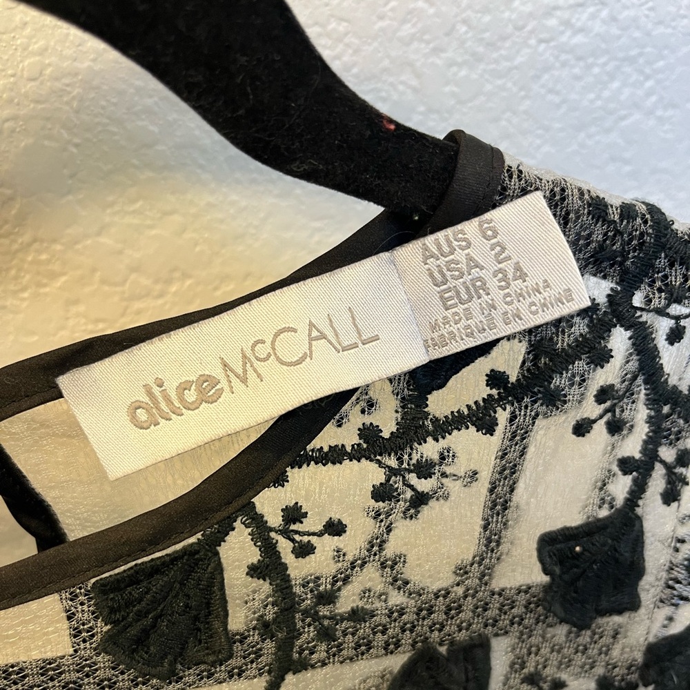 Alice McCall Gypsy Playsuit Black 2 - Picture 7 of 7